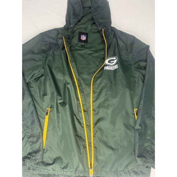Green Bay Packers Full Zip Jacket NFL FOOTBALL Team Apparel Men’s Large GIII - Picture 6 of 12